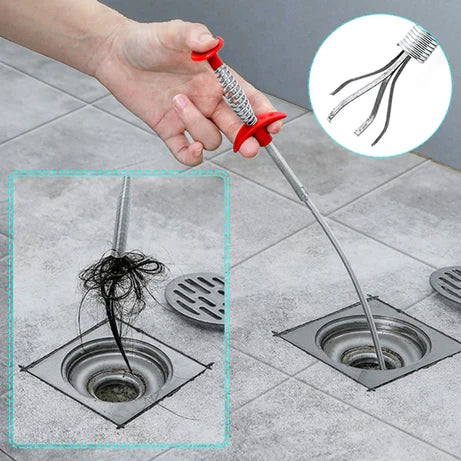 (Buy 1 Get 1 Free) Spring Pipe Dredging Remover Tools & Drain Cleaner Sticks
