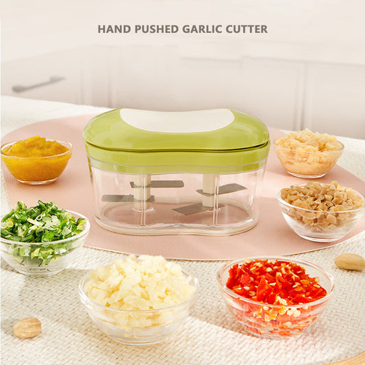 "Manual Vegetable Chopper & Food Processor